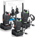 eSynic 3 Pack Walkie Talkies Kit-3 Miles Long Range Walky Talky-Rugged Designed-Flashlight &