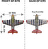 WindNSun FlightZone Kites - Aviation Themed Airplane and Space Shuttle Kites for Kids and Adults