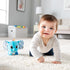 Lamaze Puffaboo Elephant Baby Toy, Soft Squeaky Elephant with Crinkly Ears for Sensory Play