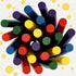 50 5 8 Inch Set Halloscume Pcs Rhythm Sticks for Kids Classroom Activities, Colors of Music Sticks, Wooden Percussion