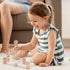 Wooden Building Blocks 60PCS Montessori STEM Toy for Kids 6+, Natural Wood Educational 3D Playset