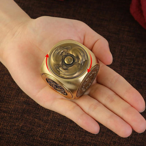 AYXXZJD Fidget Toys for Adults,Anti Anxiety Metal Fidget SpinnerPortable Handheld Metal Fidget Toy,Fidget Cube Desk