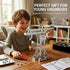 PANPAPA 273pcs 3 1 Set,Erector Sets 8-12,DIY Metal Building Toys, in Tower Crane & Frame Crane & Windmill Metal Model