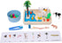 Adena Montessori Farm Animals Toys: Fishing Game Playset with Fence, Animals, Trees, and More for Toddlers