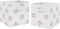 Sweet Jojo Designs Red and White Sports Organizer Storage Bins for Baseball