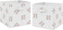 Sweet Jojo Designs Red and White Sports Organizer Storage Bins for Baseball
