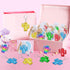 CiciBear 25 Pack Cactus Sequin Keychains in 5 Colors for Tropical Hawaiian Summer Themed Party Favors, Birthday Gifts