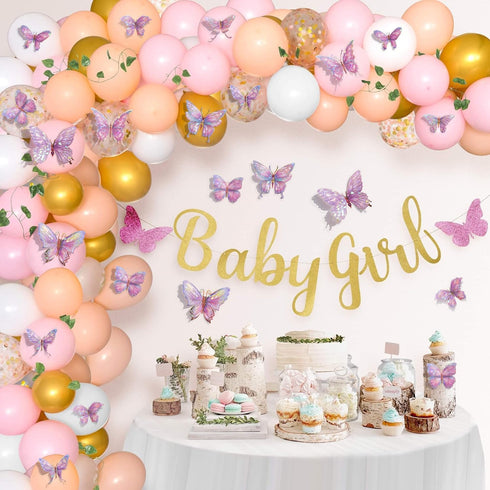 3D 50PCS (2.8"-3.9")- Butterfly Wall Decor - Removable PVC Butterflies Wall Stickers- Multi-Size DIY Removable Wall Art
