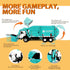 Garbage Truck Toys, Fubarbar 1:43 Bruder Tonka Trash Trucks Model for Boys, Metal Diecast Waste Management Toy (Blue)