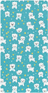 miaozhen Cotton Baby Crib Sheets for Boys Girls Soft Breathable Cartoon Cute White