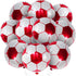 KatchOn Red Soccer Balloons - 18 Inch, Pack of 10 for Soccer Party Decorations