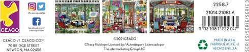 Ceaco - Tracy Flickinger - Summer Gazebo Oversized 300 Piece Jigsaw Puzzle