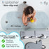 6pcs Elbow Set 2 Bath Kneeler and Rest pad - Complete Bathtime Kit with Cushions, Rinse Cup, Spout Cover, Thermometer