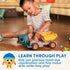 Battat Yellow Dump Truck, Classic Toddler Trucks with Soft Rubber Wheels, Kids Construction Toy for 18 Months +