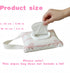 WEIMU Baby Wipes Dispenser with Bow, Refillable Hanging Wet Wipe Pouch, Portable Diaper Wipe Holder for Travel, Car