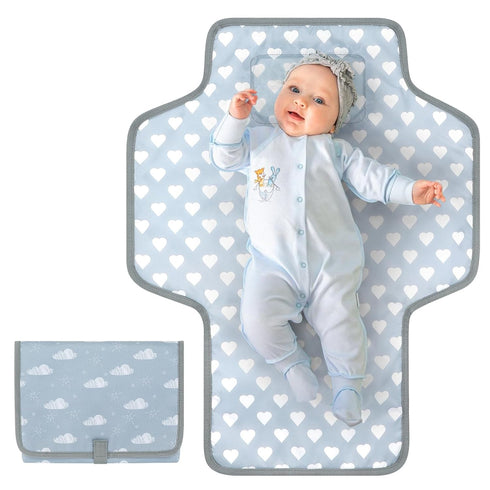 Accmor Portable Diaper Changing Pad, Waterproof Baby Changing Mat, Foldable Travel Diaper