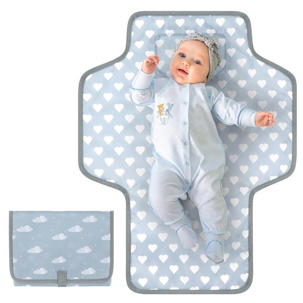 Accmor Portable Diaper Changing Pad, Waterproof Baby Changing Mat, Foldable Travel Diaper