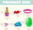 100 JOYIN Pcs Prefilled Easter Eggs With Assorted Toys Plus Stickers Inside, Stuffed Eggs with Diverse toys for Easter