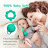 Teething Toys for Babies 0-6 Months, 2-in-1 Rattle and Teether Toy for Soothing Sore Gums, Food Grade Silicone