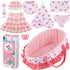12 Inch Set, 12 Inch GAGAKU Baby Doll Bassinet Carrier, Baby Doll Accessories Baby Doll Carrier Accessories for Baby