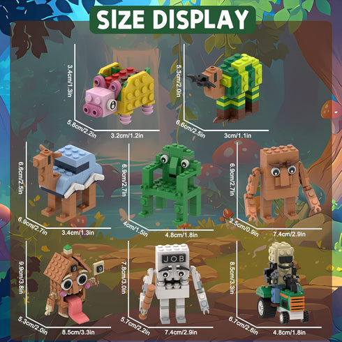 Myth Qholve 8 1 Italian Brain Rot Unique Cartoon Characters Building Blocks in Educational & Entertaining Gift Idea