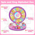 1 12-18 1-3 Learning Toy for Year Old Girls, Interactive Spin and Sing Musical Toys for Toddler Months, Learning Games