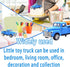 Little Blue Truck Toy for Toddlers 1-12 Years - 1:32 Alloy Kids Car Toy for Birthday Gift and Decoration