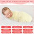 2 Pcs Preemie Swaddle Preemie Swaddle Wrap Adjustable Swaddle Blanket Preemie Cotton Swaddle Blanket for Preemie Boys Girls Sleep (Pink, Yellow) by VitalCozy