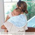 decor gift 4 Pack 22x11in Cotton Burp Cloths Muslin Easy Care Wildflower Pastel Blue Baby spit up Rags for Babies boy