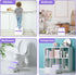 Stool,2 Victostar Toddler Step Kids Step Stool for Bathroom Sink,Baby Potty Stool with Anti-Slip Surface and Rubber
