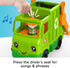 Fisher-Price Little People Musical Recycling Truck Toy with Figure for Pretend Play Ages 1+ Years