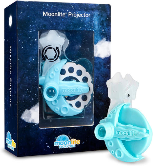 Moonlite Storytime Projector - Magical Bedtime Kids Book Projector for Immersive Reading Experience, Smartphone