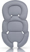 Infant Car Seat Insert Cushion Pad - Soft Head and Body Supports for Babies, Suitable for Car Seats and Strollers (Grey)