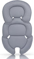 Infant Car Seat Insert Cushion Pad - Soft Head and Body Supports for Babies, Suitable for Car Seats and Strollers (Grey)