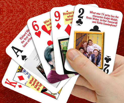 Flickback 1974 Trivia Playing Cards: 50th Birthday or Anniversary Cards