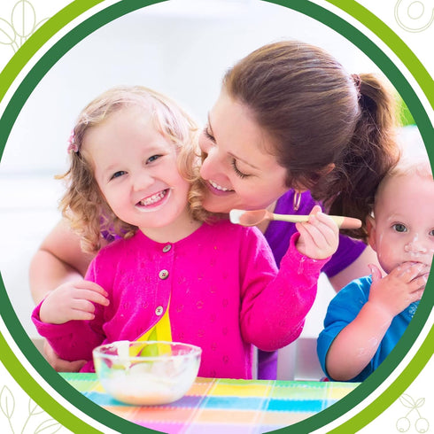 Toddler Utensils Baby Spoons and Forks Set with Case, Bendable Self Feeding Training Flatware for Kids - Green, Pink,