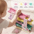 1 4 2 Lehoo Castle Wooden Car Ramp Toys for Year Old Girl Birthday Gifts, Unicorn Montessori Toys for One Year Old