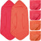 VitalCozy 6 Pcs Baby Muslin Hooded Bath Towels and Washcloths Muslin Cotton