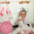 100% 47 47 Inches LollyBanks Muslin Swaddle Blankets, Cotton Baby Swaddle Blanket for Girls, Soft and Large x Newborn