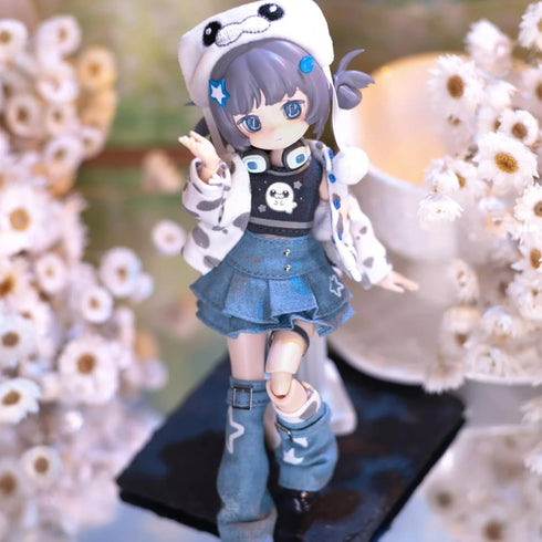 20cm Pet-1pc) CALEMBOU BJD Blind Box, Electronic Cute Pet Series Ball Jointed Doll, Kawaii Dress Up Doll with Joints