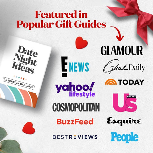 All Natural Shop 35 Scratch Off Date Night Ideas, Couples Gifts for Him, Her, Girlfriend, Boyfriend, Wife or Husband