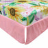 Set 3 Set Set Cloele Crib Bedding for Baby Girls - Piece Elephant Baby Bedding Includes Pink Crib Skirt Crib Quilt