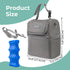Gemdom Pack, 6 Breast Cooler Travel Bag with Ice Fits Baby Bottles, Insulated Bottle Storage Cooler Bag, Double Layer