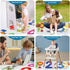 zonBroth 51" 51 (2) High Chair Splash pad, Non-Slip Waterproof Multi-Purpose Splash pad, Washable Splash pad for high