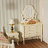 1:12 Miniature Furniture Bedside Table Dollhouse Accessories Wooden Nightstand Vintage Living Room Bedroom Scene