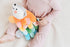 Pearhead 0m+, Hedgehog Sensory Toy, Plush Lovey with Crinkle Tabs and Silicone Teether for Babies Infant Development
