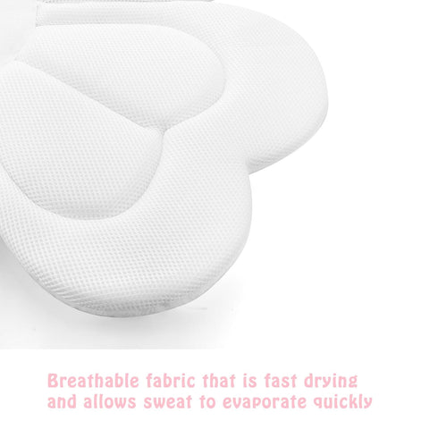 0 6 PandaEar Baby Bath Pad for Infant Newborn, Bath Baby Bath Seat to Toddler to Months and Up Soft Flower Petals