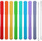 Teething Straws Sticks for Babies 6-12 12-18 Months, 8 Pack Teething Toys