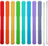 Teething Straws Sticks for Babies 6-12 12-18 Months, 8 Pack Teething Toys
