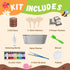 Set 5, 6, 7, 8-12 PLANTMEW Paint & Plant Flower Growing Kit for Kids - Fun Kids Gardening - Unique Birthday, Crafts